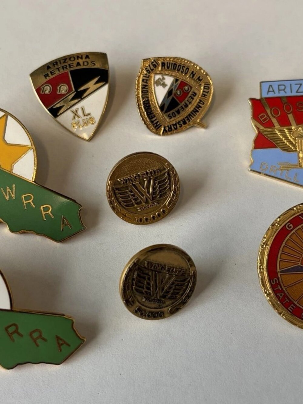 Lot of 8 Vintage Pins New Mexico Arizona